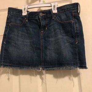 Jeans mini skirt